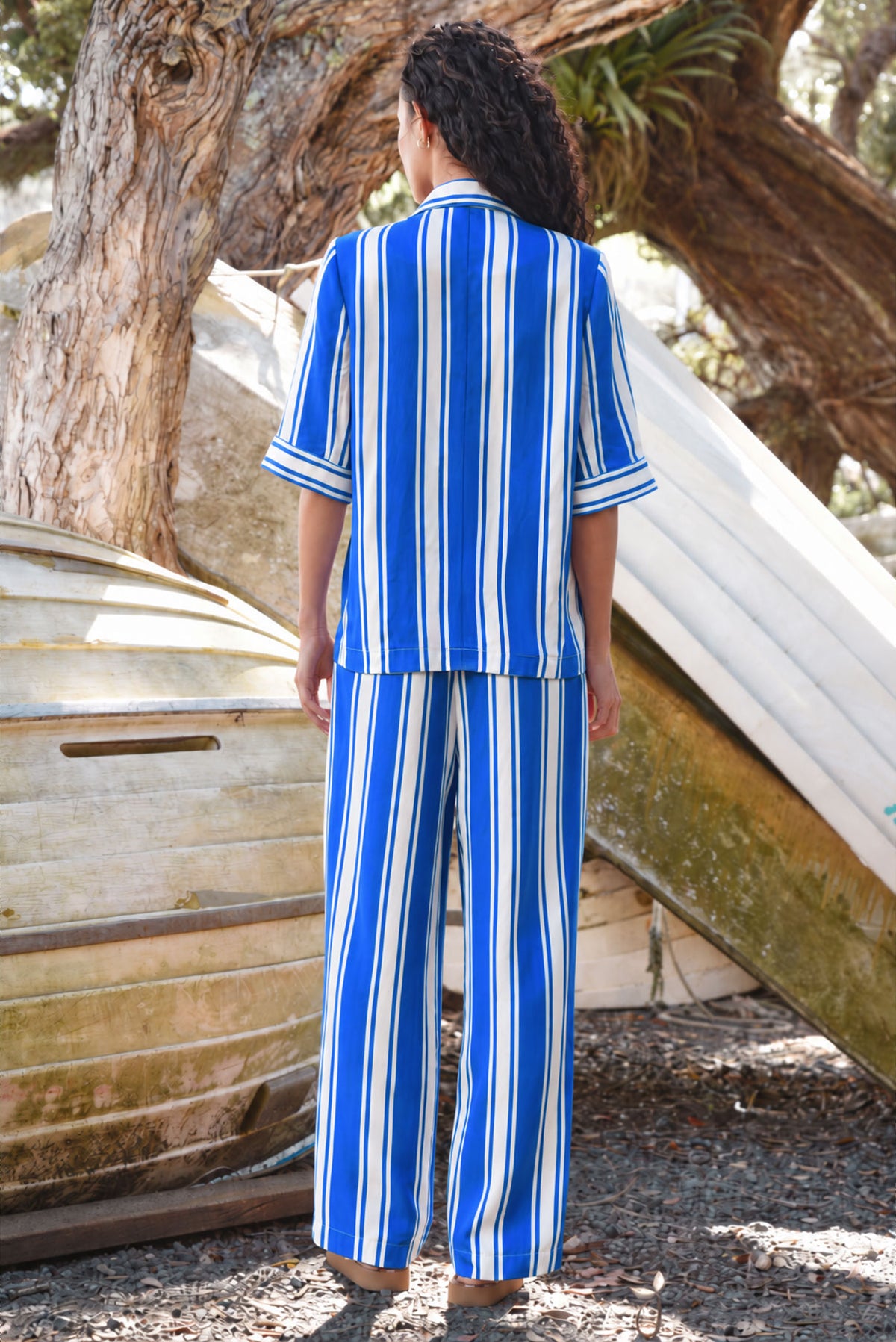 COOPER Seville Strolls Pant - Blue Stripe - Magpie Style