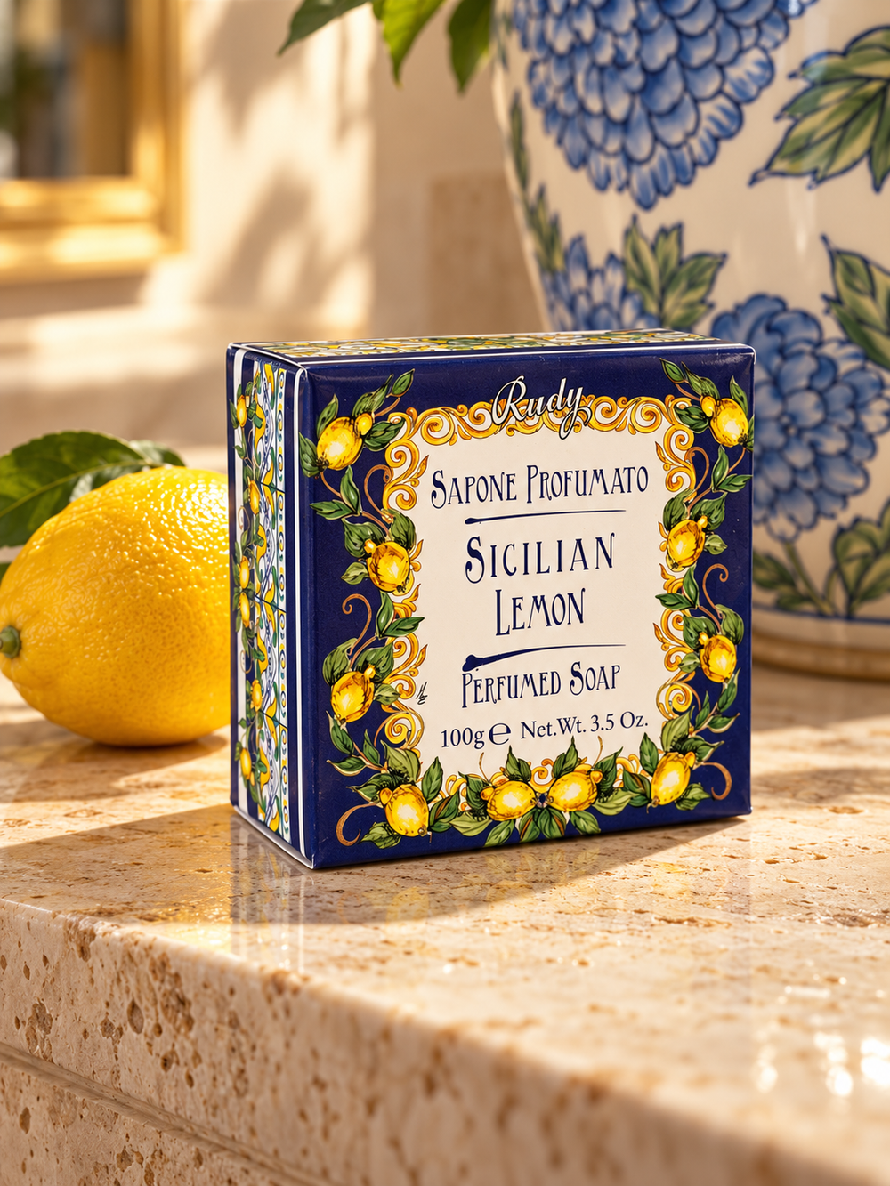 Rudy Sicilian Lemon Soap Bar - 100 g