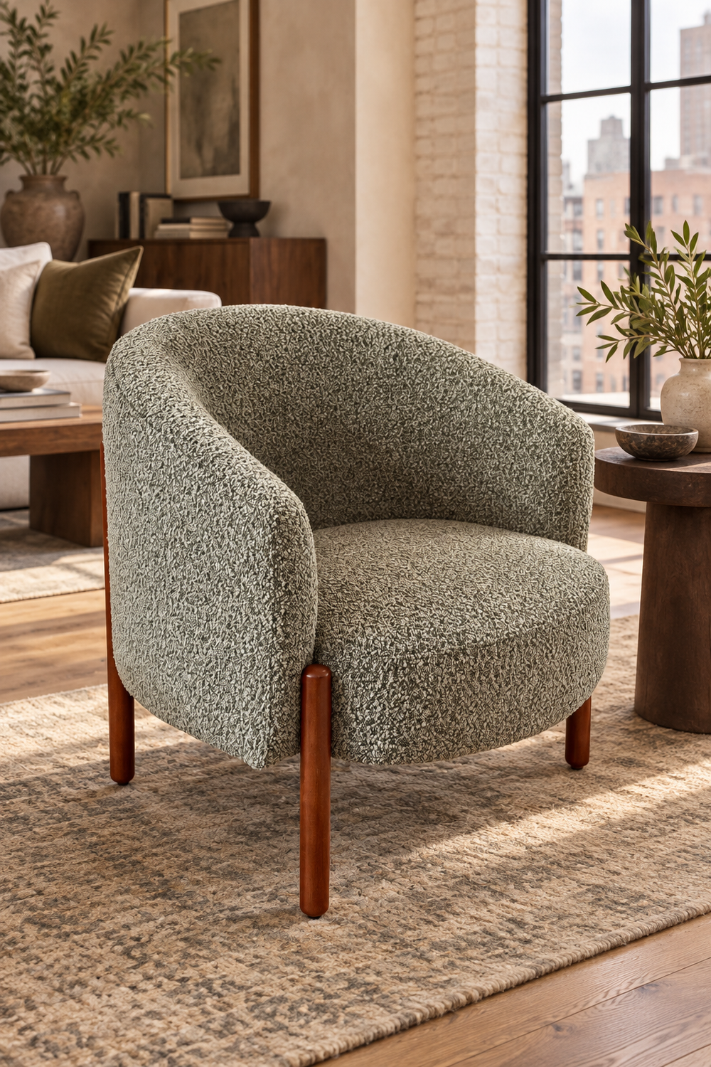 Marlow Bouclé Occasional Chair