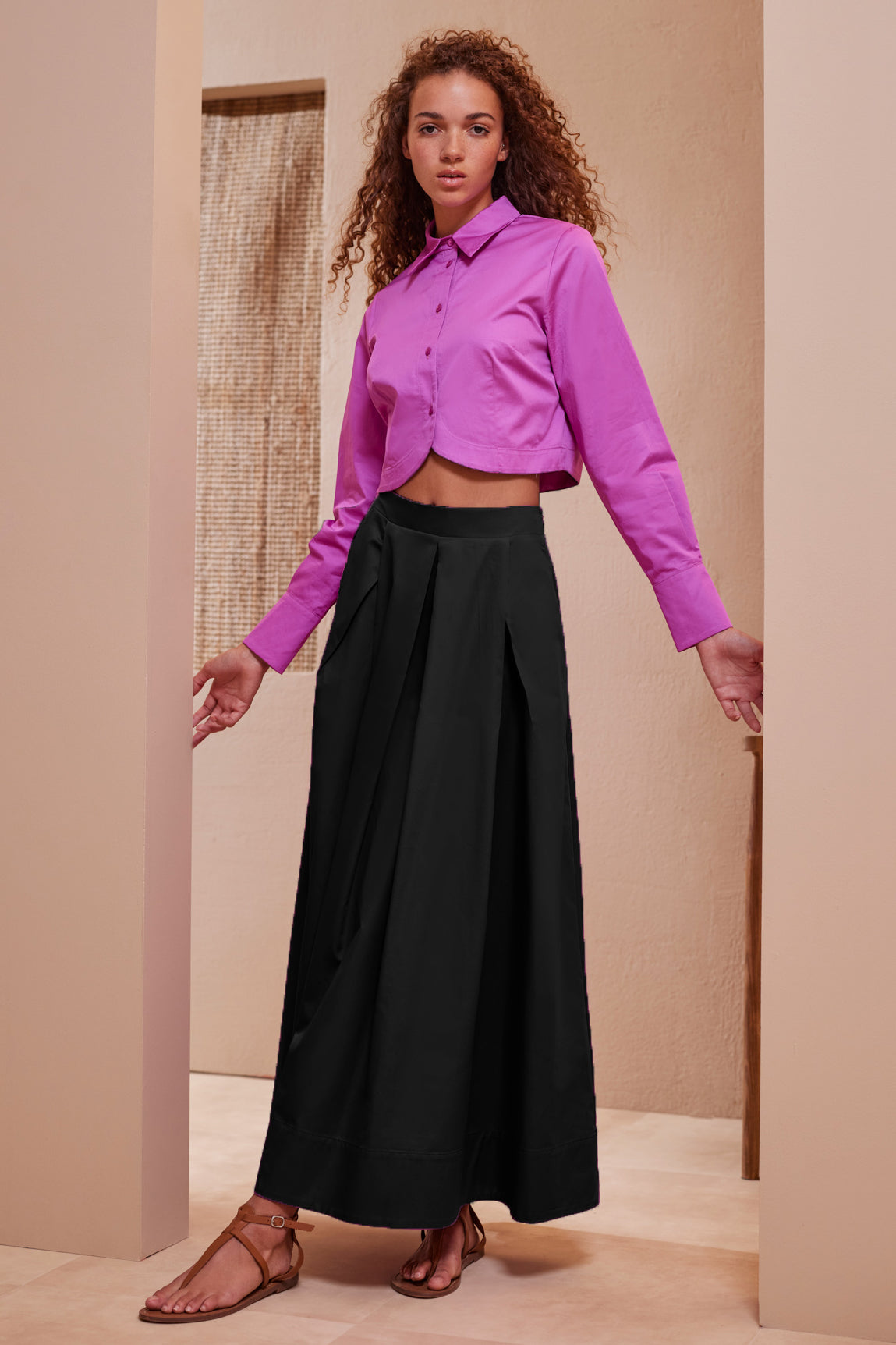DEVOTION TWINS - Kelly Long Skirt Black - Magpie Style