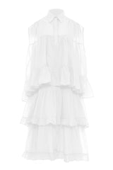 DEVOTION TWINS - Kate Midi Dress White