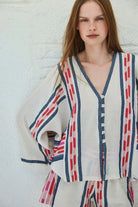 DEVOTION TWINS Dreamy Shirt - Navy/Red - Magpie Style