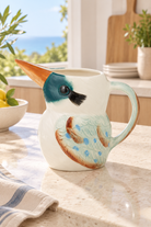 Russel Bird Ceramic Jug styled in a sunlit coastal home; Coast to Coast KW3548