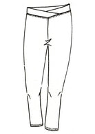 PAULA RYAN ESSENTIALS Capri Legging/pant - Classic Microjersey - Paula Ryan