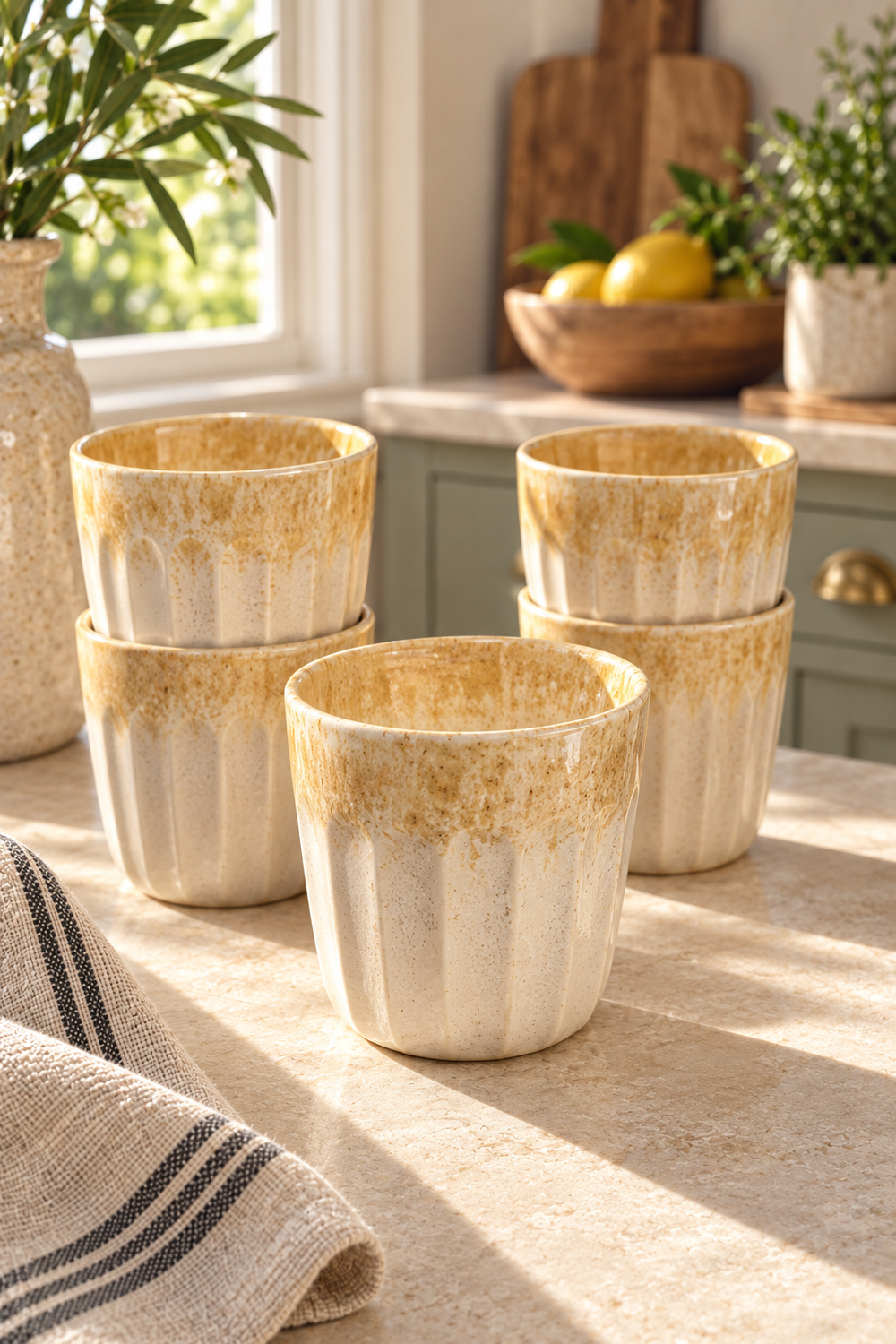 Speckled Latte Cup