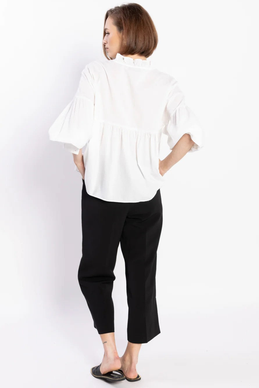 LOUGHLIN Beverly Blouse - Ivory - Magpie Style