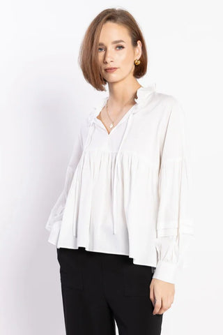 LOUGHLIN Beverly Blouse - Ivory