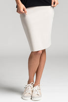 PAULA RYAN ESSENTIALS Short Stretch Pencil Skirt - Bonded Microjersey