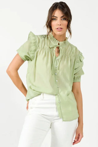 DRAMA THE LABEL Bianca Blouse - Seedling