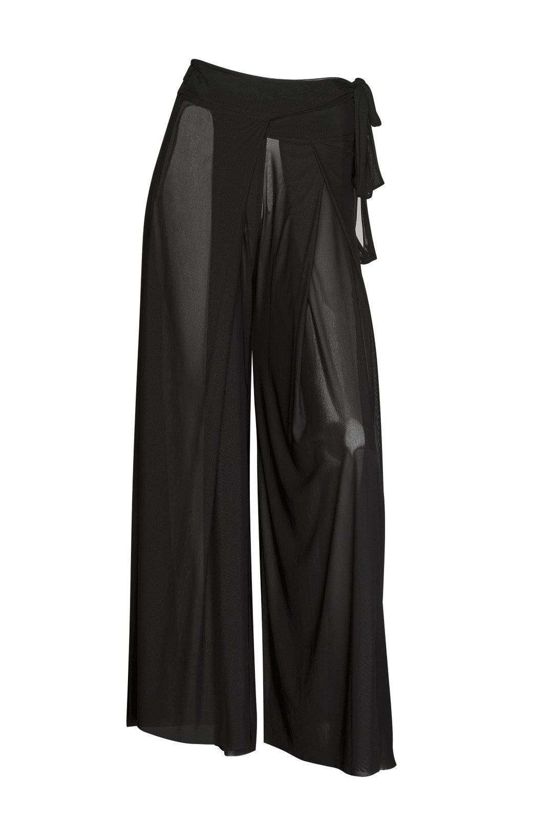PAULA RYAN Fine Mesh Wrap Palazzo Pants - Paula Ryan