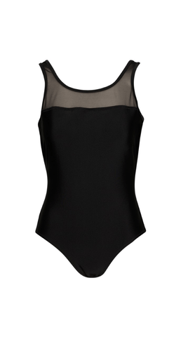 PAULA RYAN Power Mesh Front Swimsuit
