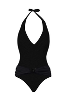PAULA RYAN Deep V Belted Swimsuit - Paula Ryan
