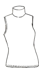 PAULA RYAN Slim Fit Sleeveless Polo - Merino - Paula Ryan