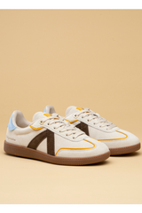 ASFVLT Elite Classic Sneaker - Creal/Brown/Mustard