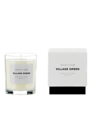 SOCIETY HOME - Village Green Scented Soy Candle 180g