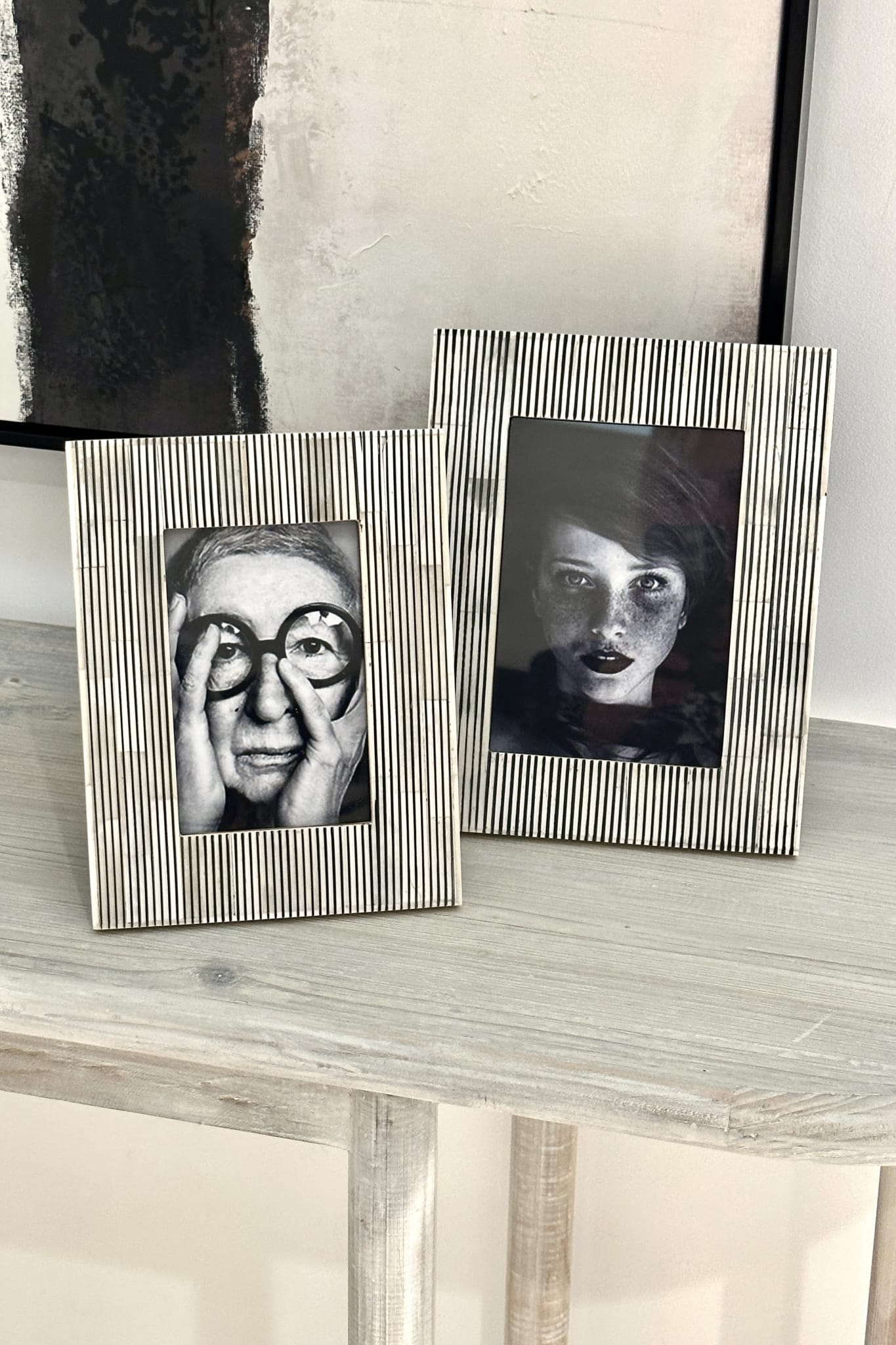 Banderet Stripe Photo Frame - 5 x 7 - Paula Ryan