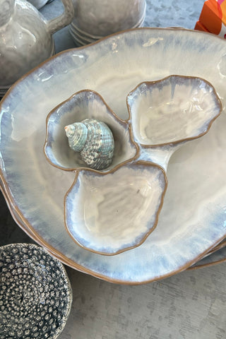 Rock Pool Glazed Ceramic Trio of Dishes