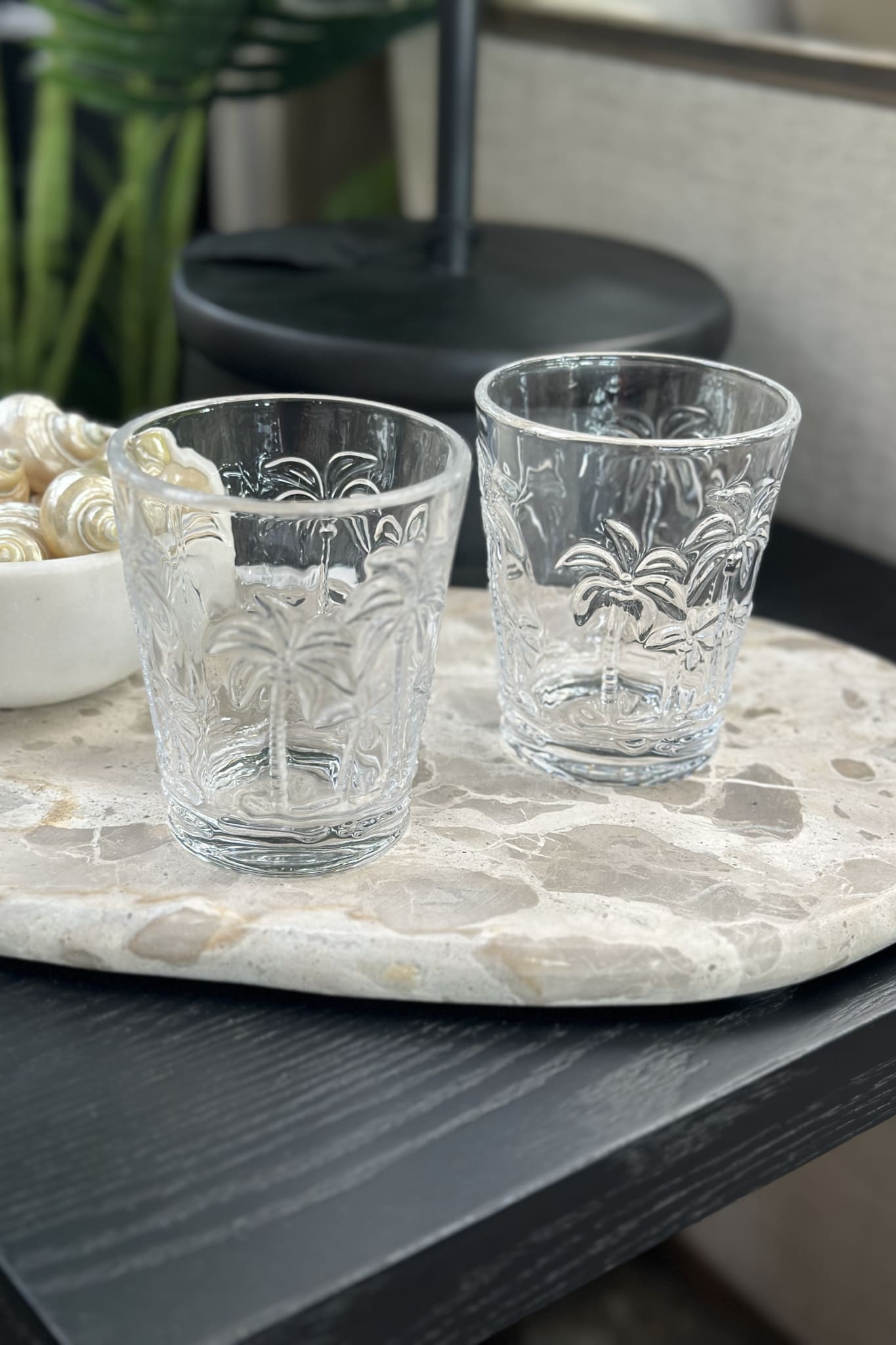 Oasis Glass Tumblers - Set of 6 - Magpie Style