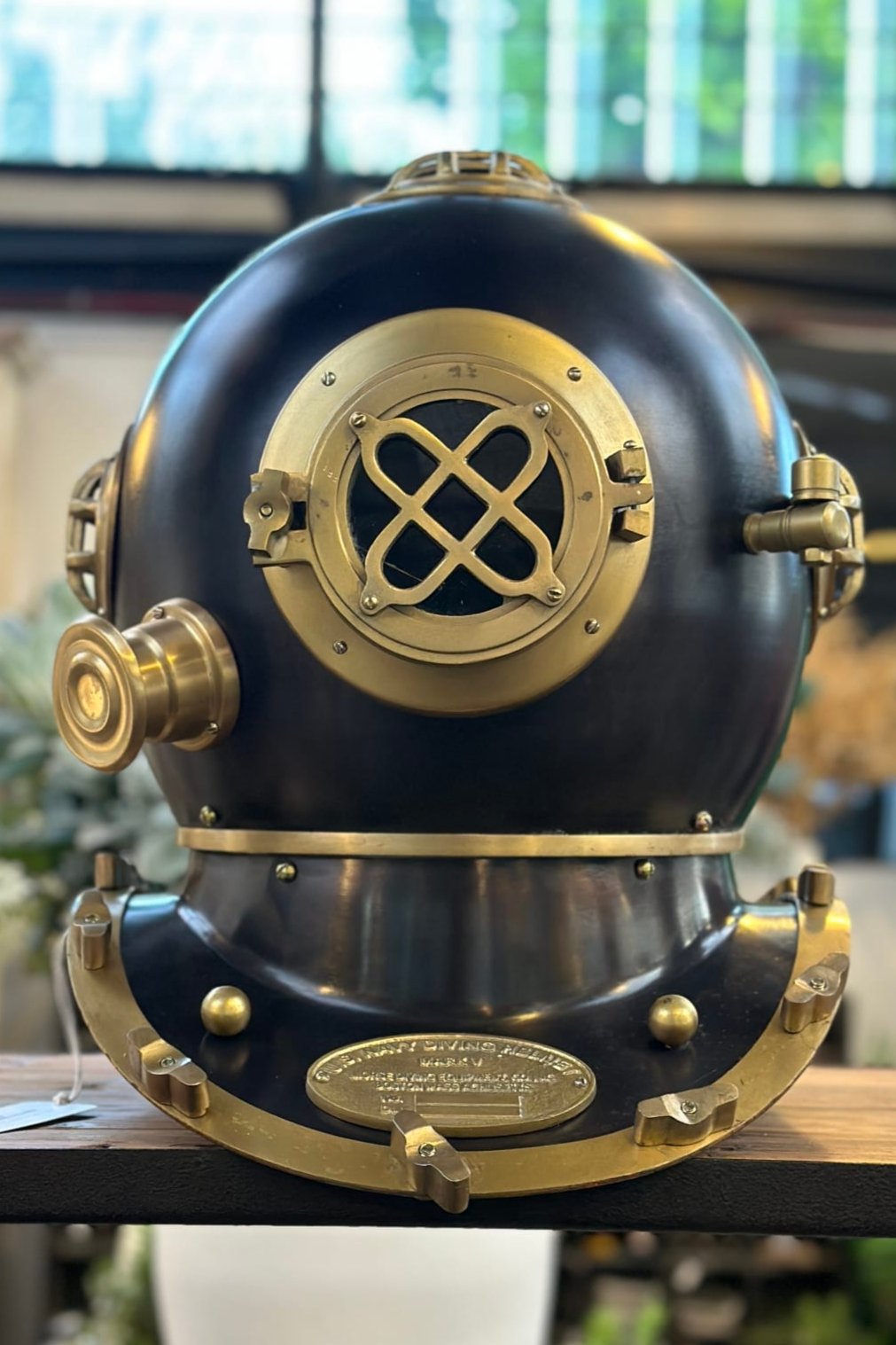 Replica Antique Mark V Divers Helmet - Magpie Style