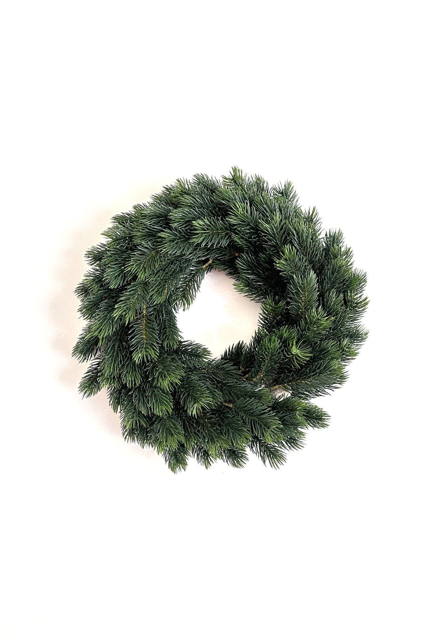 Small All Green Pine Christmas Wreath - Magpie Style