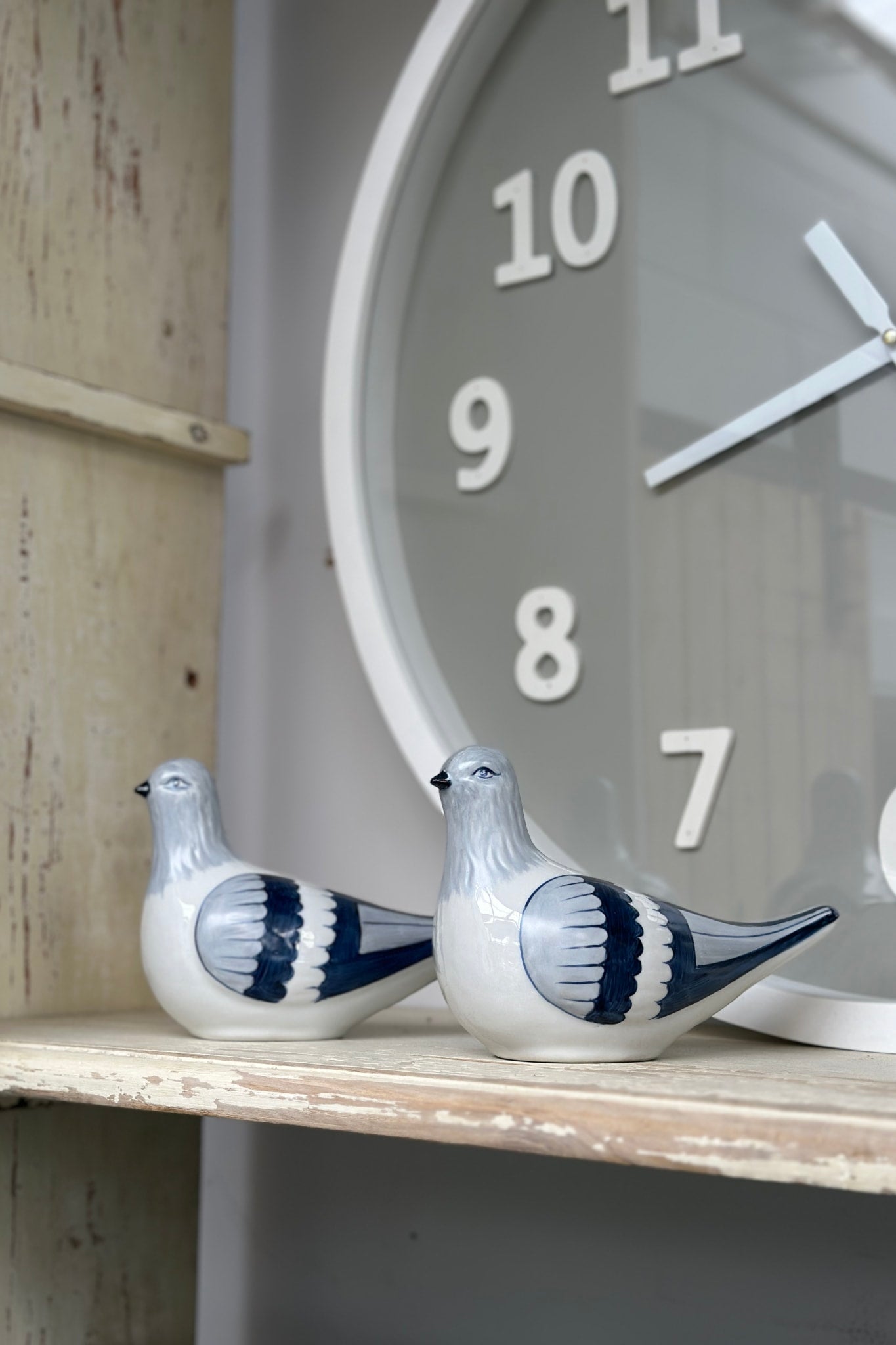 Dove Glazed Ceramic Ornament - Magpie Style