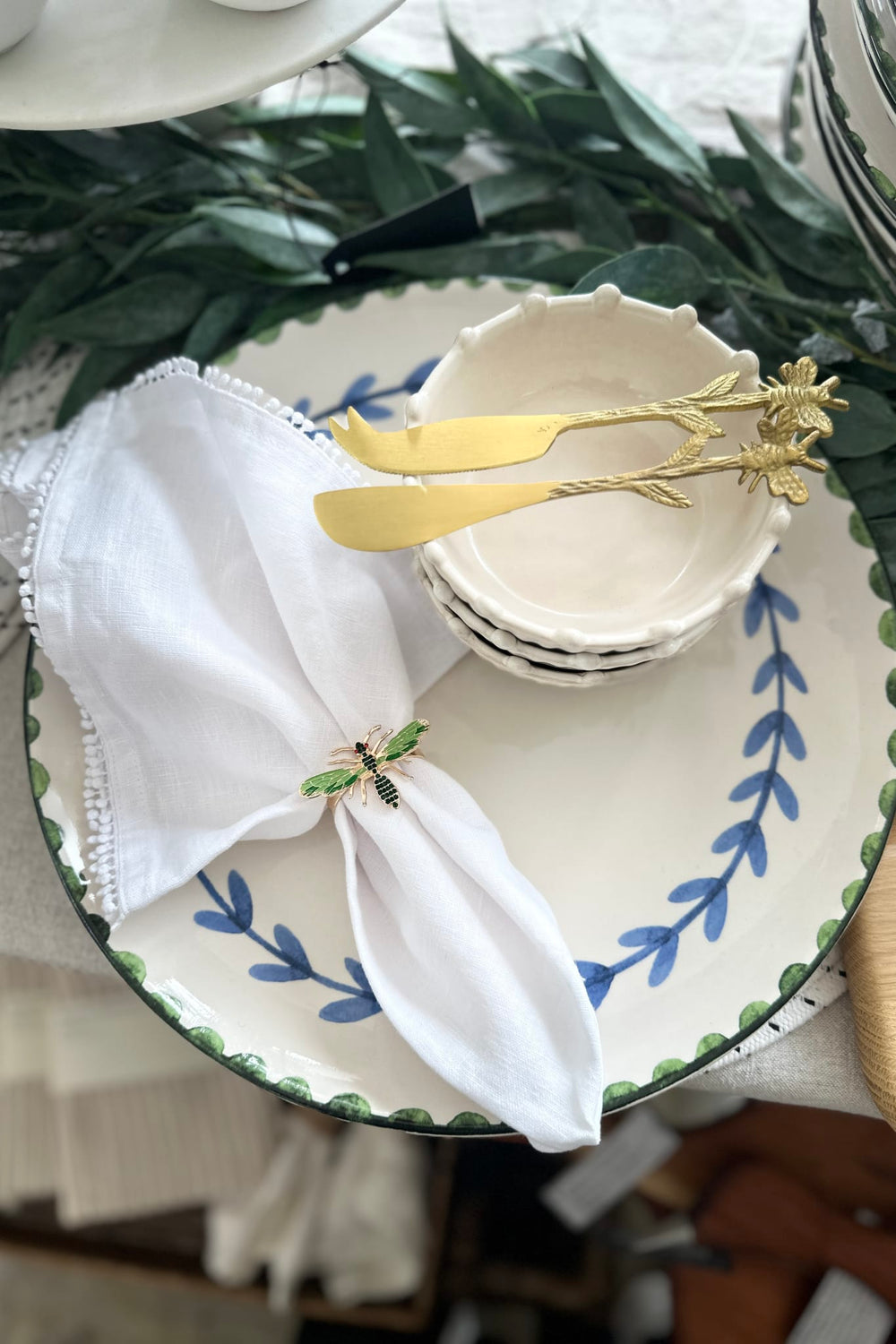 Frantoio Hand Painted Platter