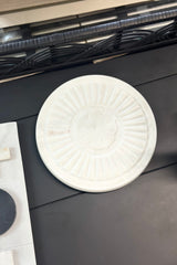 Bharat Hand Carved Marble Plate