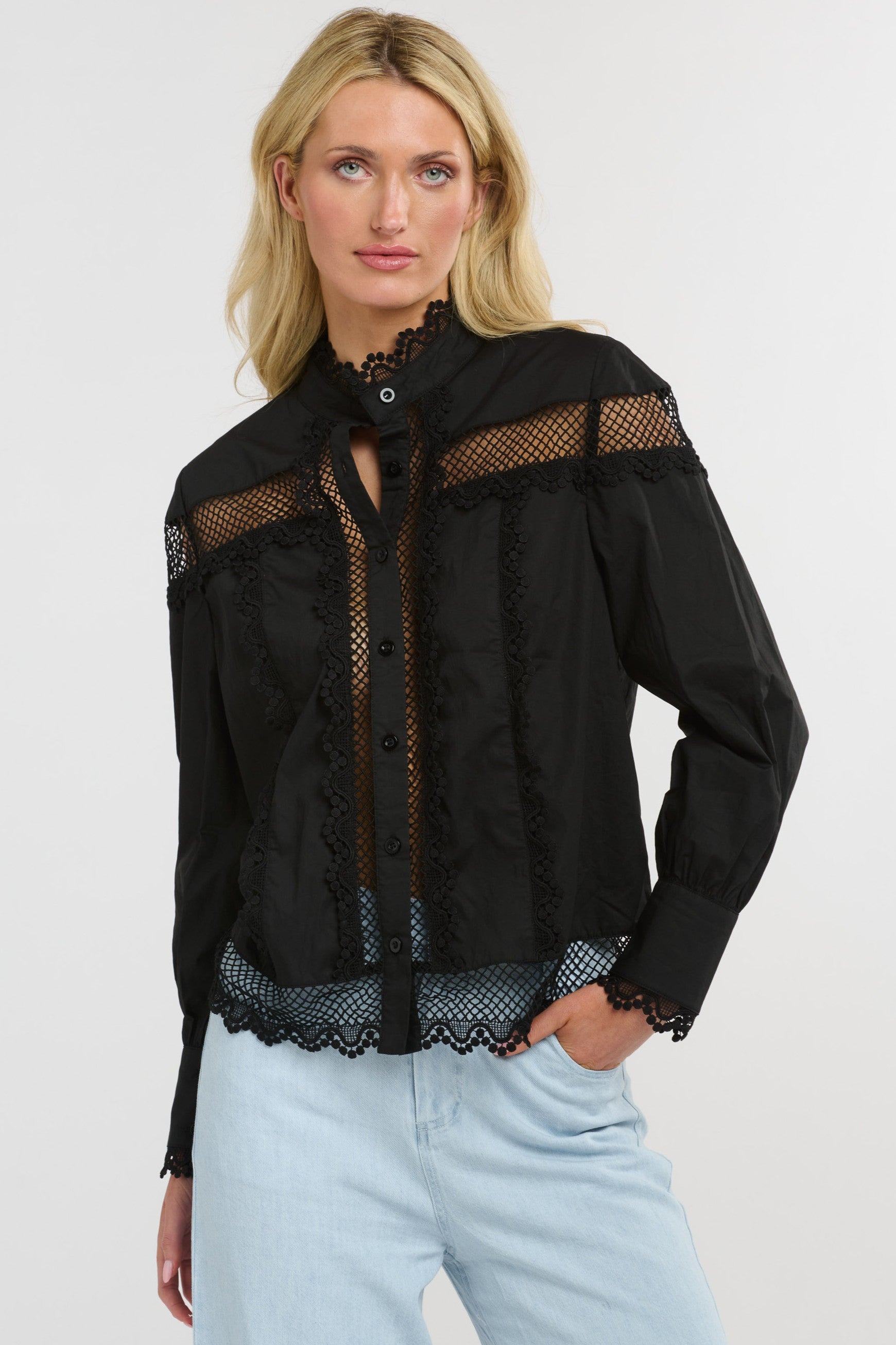 365 DAYS Victoria Blouse - Licorice - Magpie Style