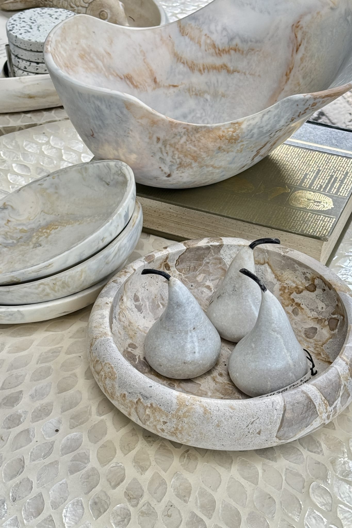 Campania Marble Bowl - Magpie Style