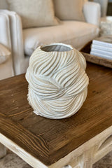 Thalia Small Vase - White