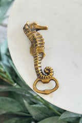 Seahorse Brass Bottle Opener