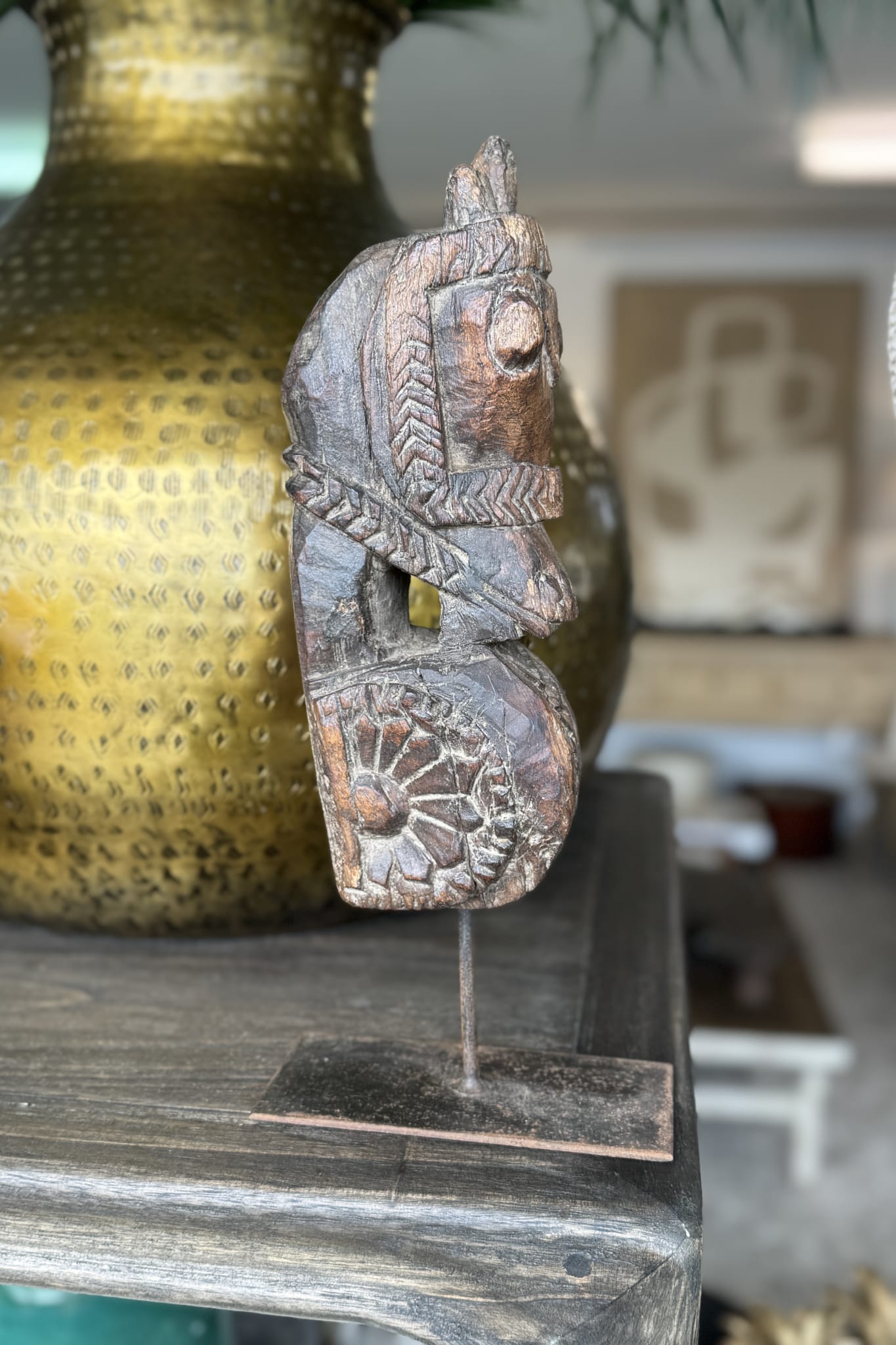 Antique Horse Head - Architectual Salvage - Magpie Style