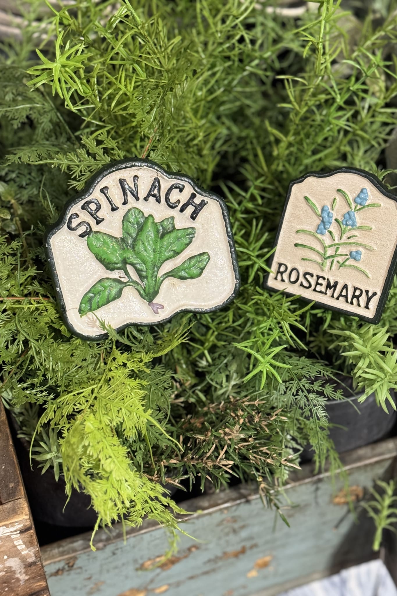 Spinach Garden Stakes - Magpie Style