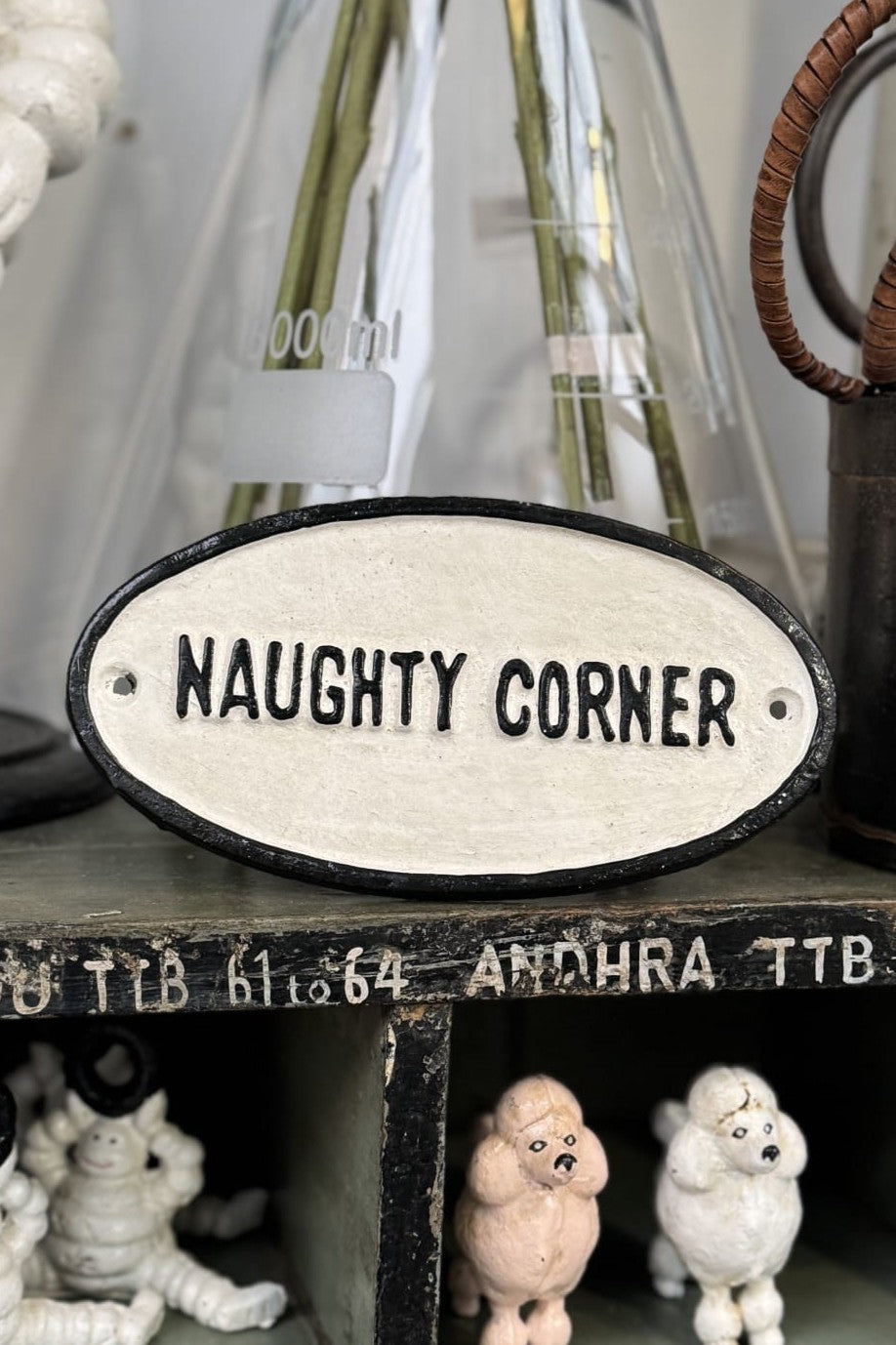 Naughty Corner - Sign - Magpie Style