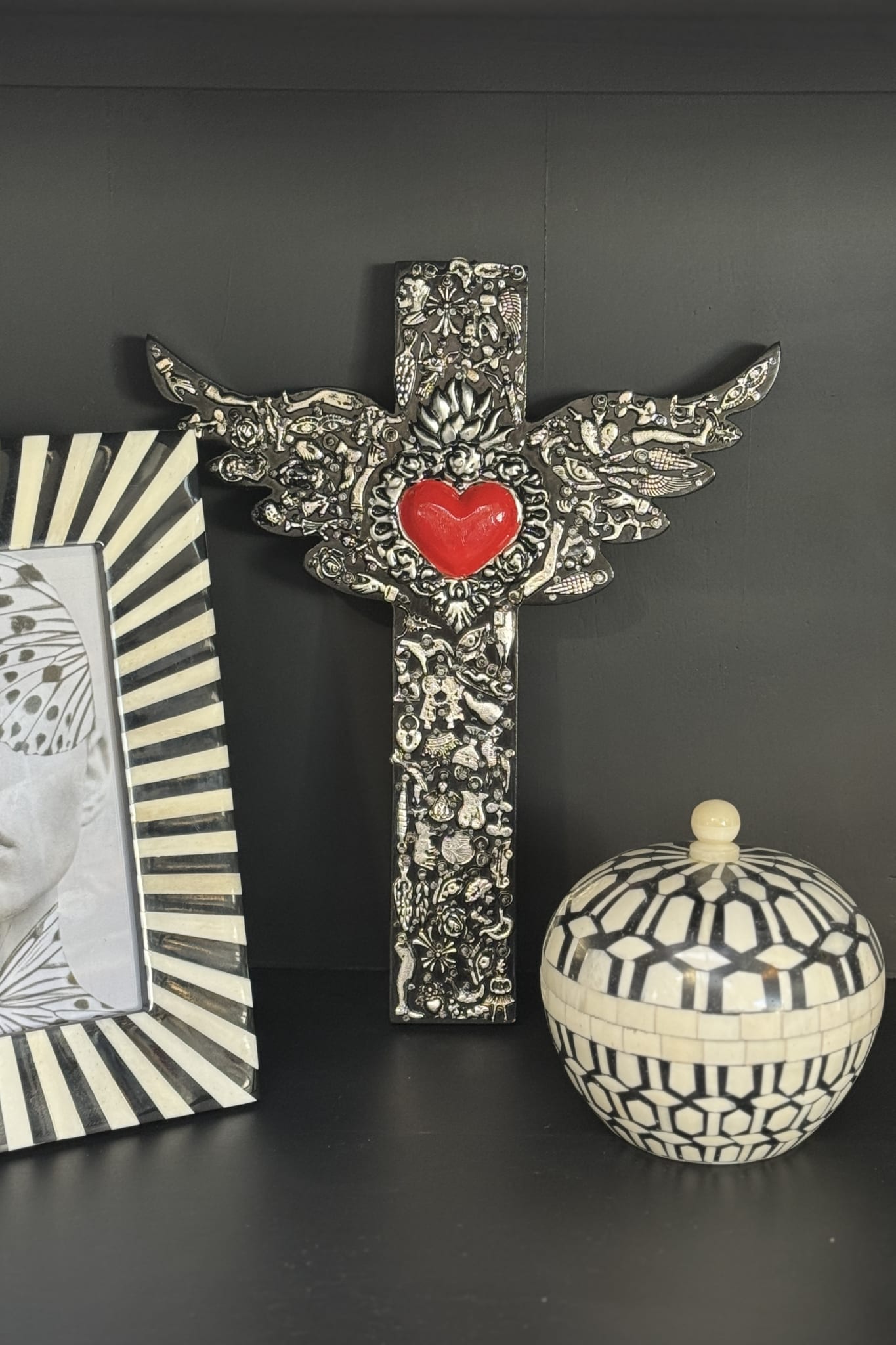 Cross with Wings - Magpie Style