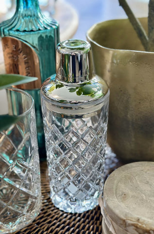 Glam Silver Cocktail Shaker