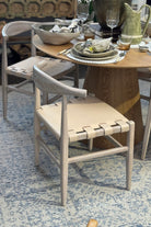 Ecru Laurent Leather Chair - Magpie Style