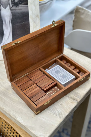 Travel Domino and Card Set