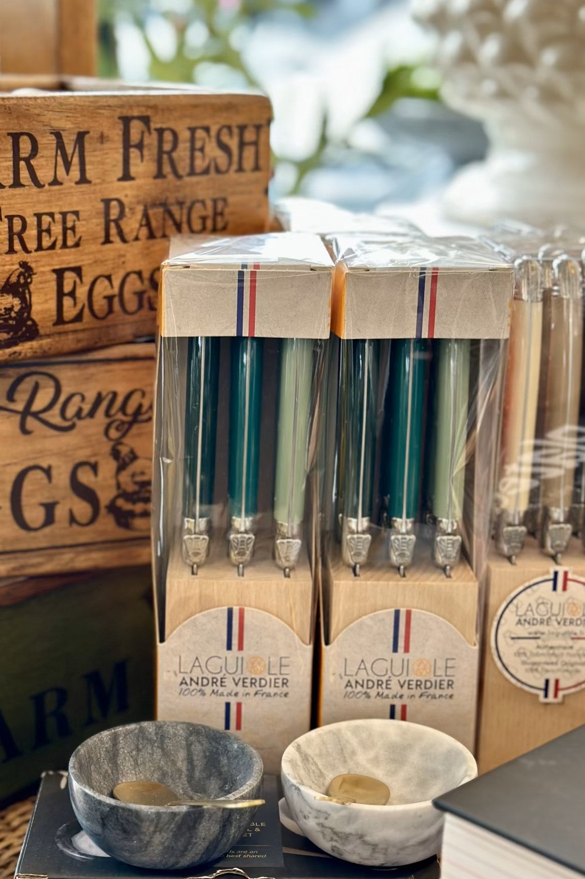 LAGUIOLE Debutant Serrated Knife Set/6 Forest - Magpie Style