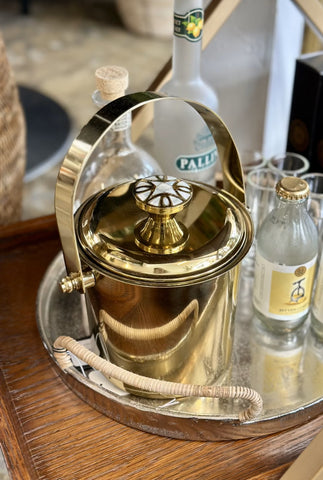 Mother of Pearl Detailed Ice Bucket