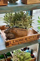 Woodlined Tray - Steel Corners - Large