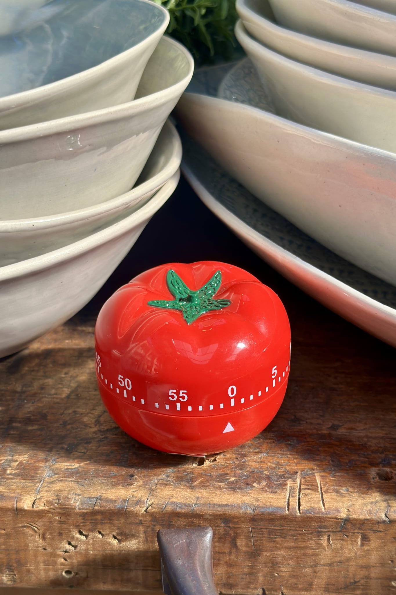 Tomato Plastic 60min Timer - Red - Magpie Style