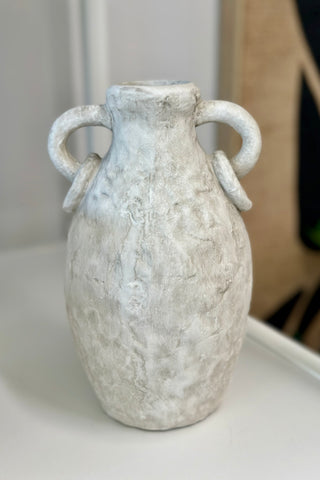Vedar Ceramic Vase - Natural