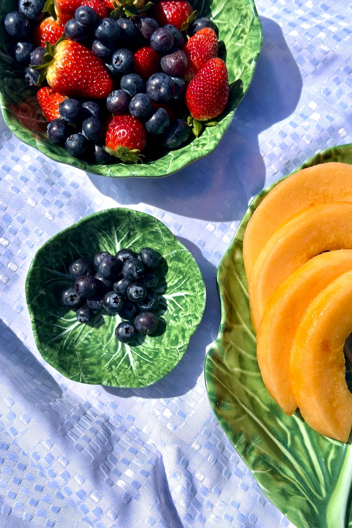 Green Baby Cabbage Leaf Melamine Bowl 12cm - Magpie Style
