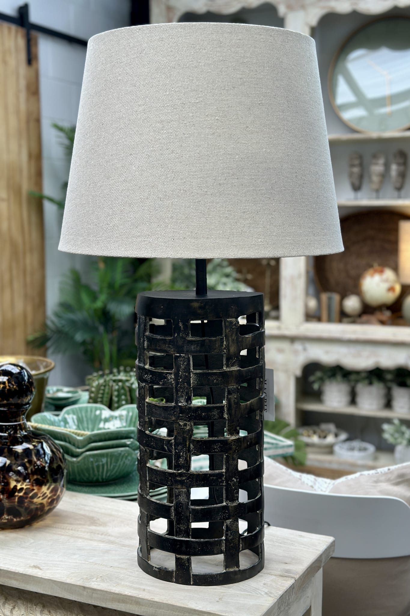 Black Lampshade - Magpie Style