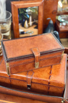 Riviera Leather Jewellery Box - Magpie Style