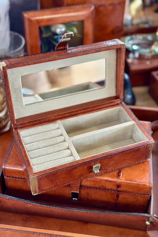 Riviera Leather Jewellery Box