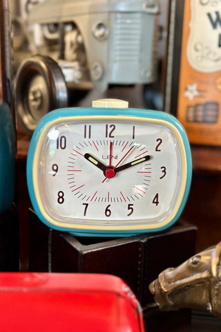Retro Alarm Clock - Blue