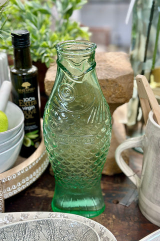Fish & Fish Carafe - Green