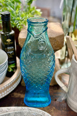 Fish & Fish Carafe - Blue